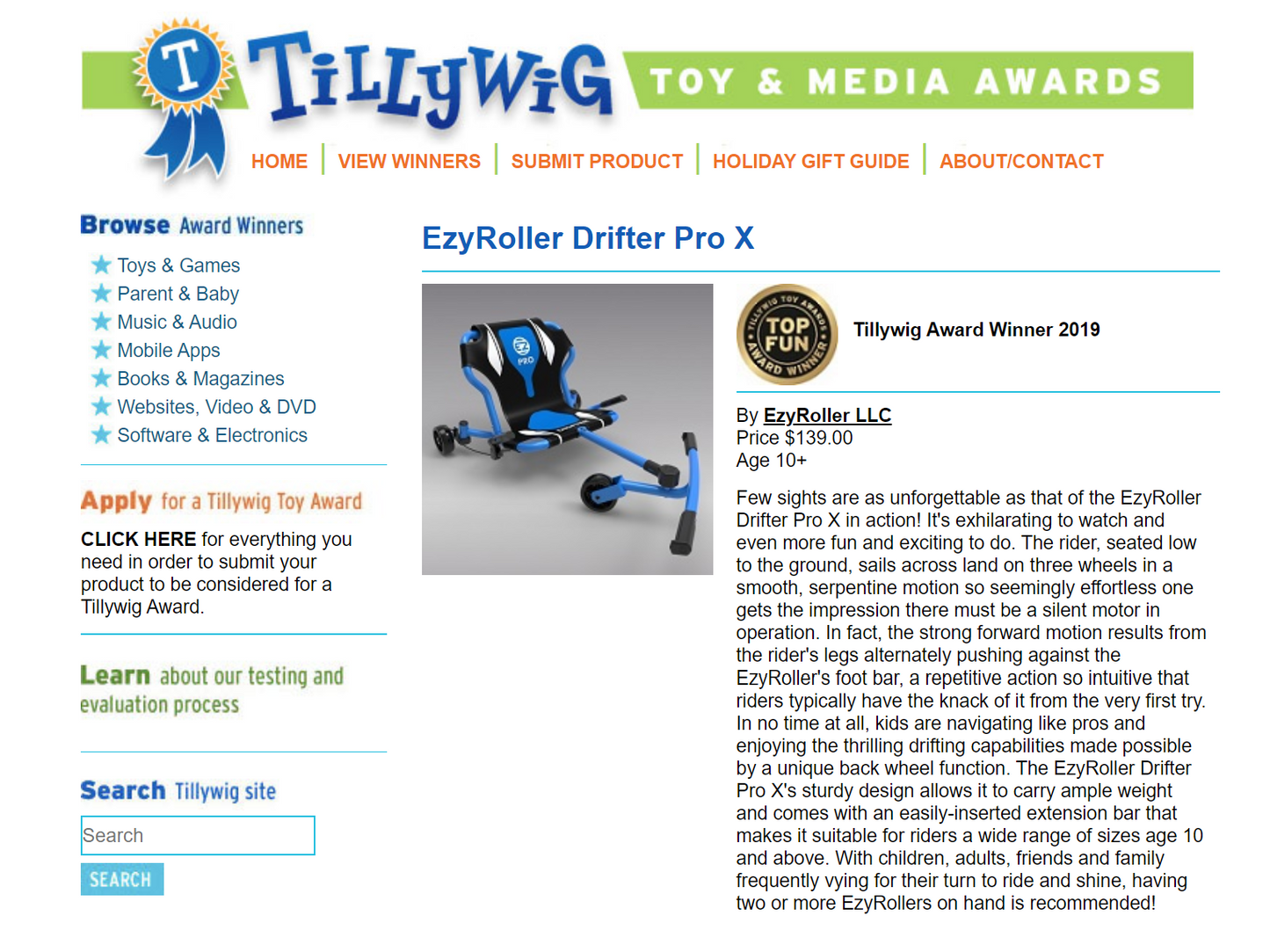 EzyRoller Drifter Pro X Royal Purple
