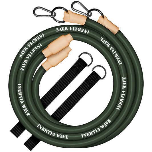 Inertia Wave® Solo Battle Rope Cardio Fitness Kit - Green